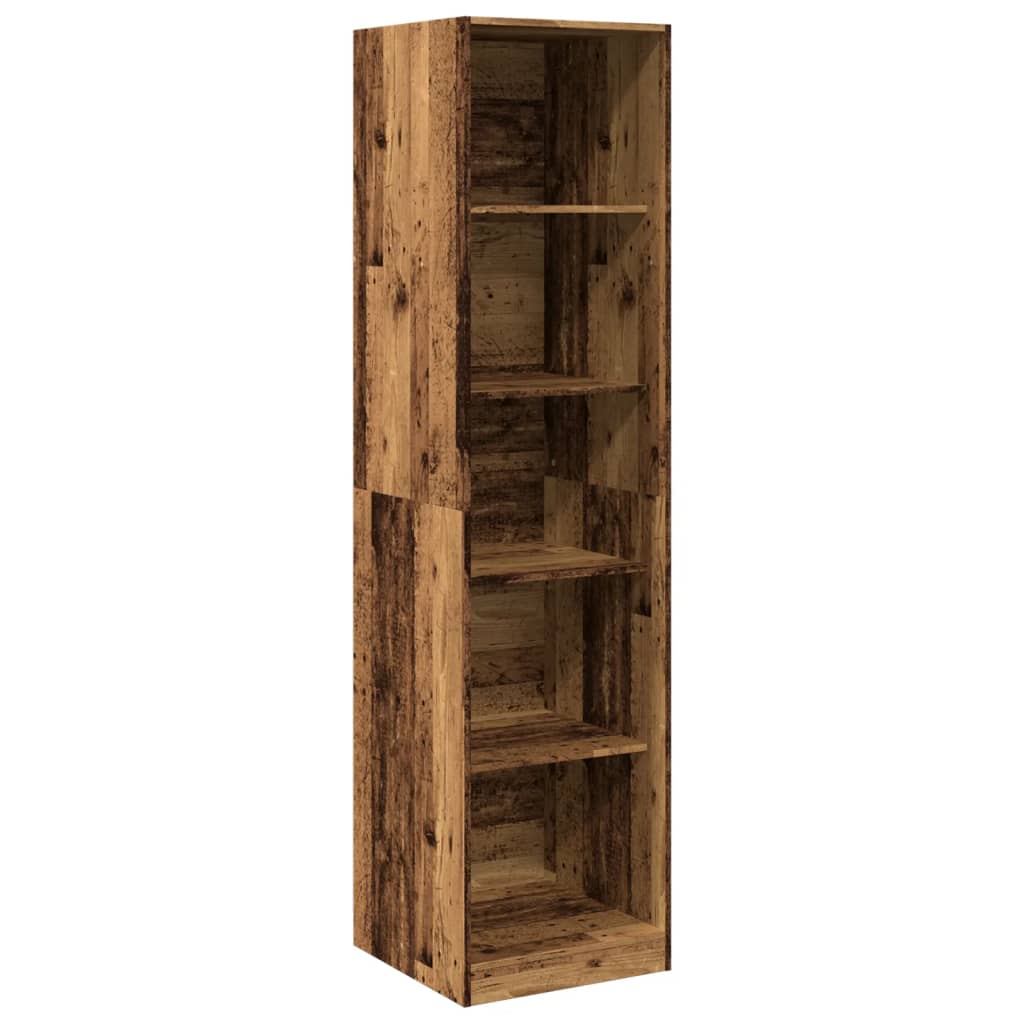 Garde-robe vieux bois 50x50x200 cm bois d'ingénierie Armoires vidaXL   