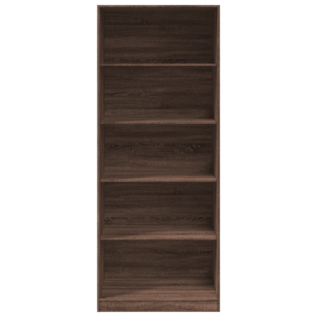 Garde-robe chêne marron 80x50x200 cm bois d'ingénierie Armoires vidaXL   