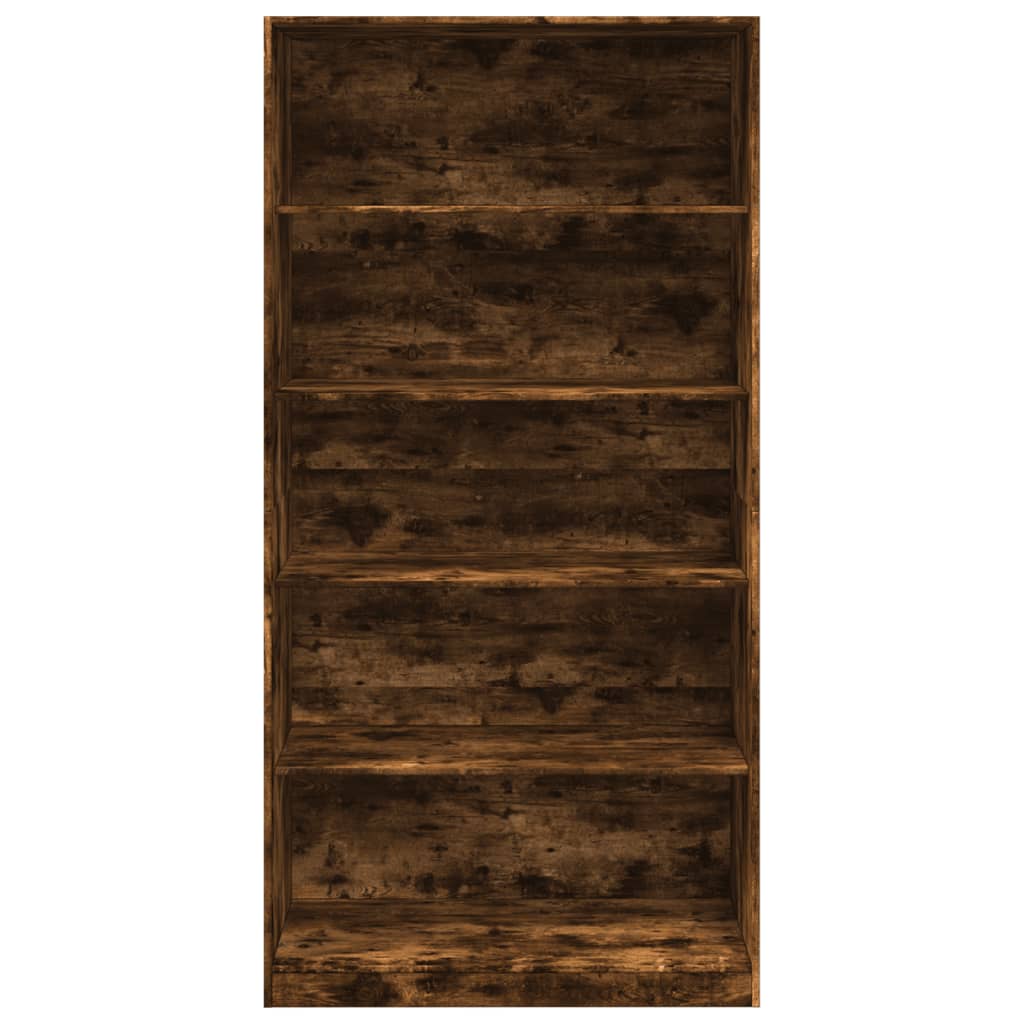 Garde-robe chêne fumé 100x50x200 cm bois d'ingénierie Armoires vidaXL   