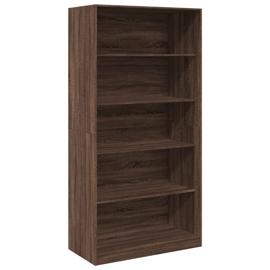 Garde-robe chêne marron 100x50x200 cm bois d'ingénierie Armoires vidaXL   