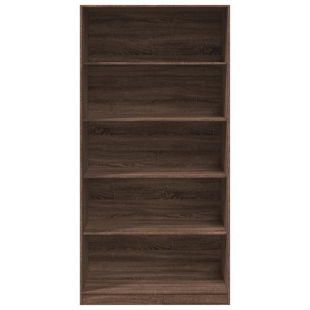 Garde-robe chêne marron 100x50x200 cm bois d'ingénierie Armoires vidaXL   