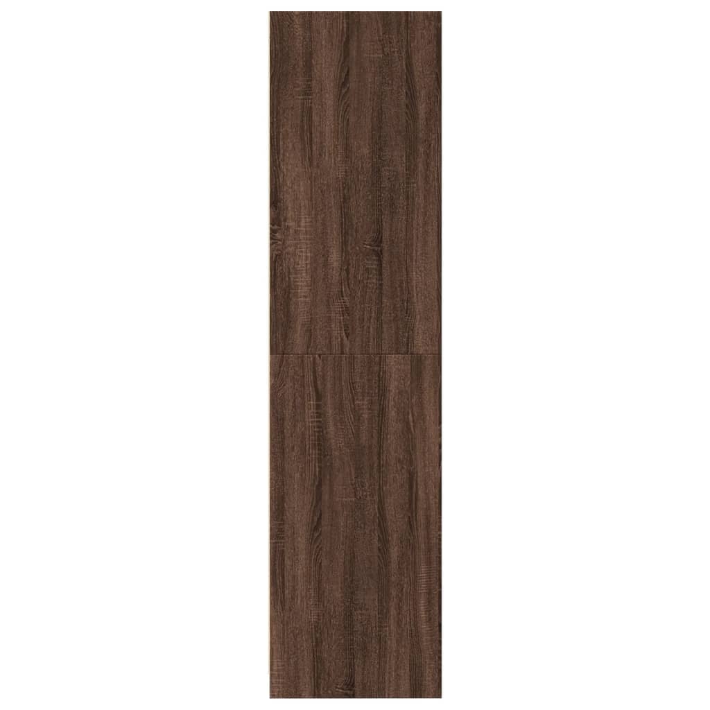 Garde-robe chêne marron 100x50x200 cm bois d'ingénierie Armoires vidaXL   