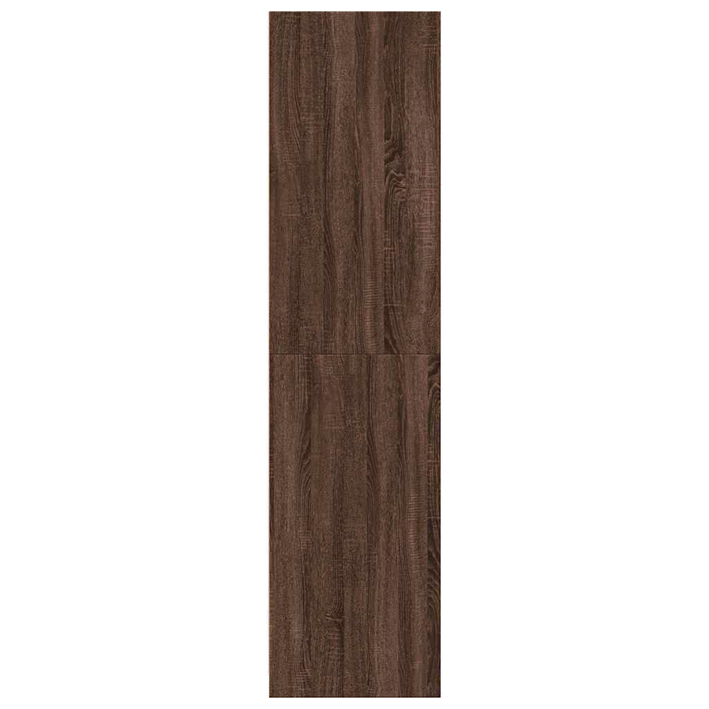 Garde-robe chêne marron 80x50x200 cm bois d'ingénierie Armoires vidaXL