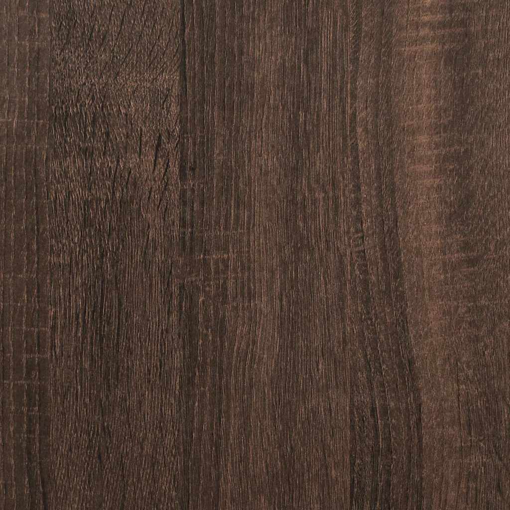 Garde-robe chêne marron 80x50x200 cm bois d'ingénierie Armoires vidaXL