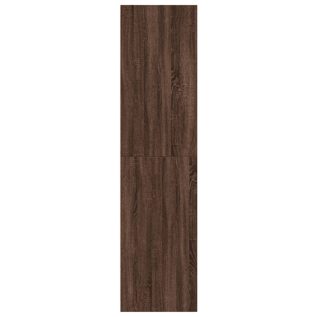 Garde-robe chêne marron 100x50x200 cm bois d'ingénierie Armoires vidaXL   