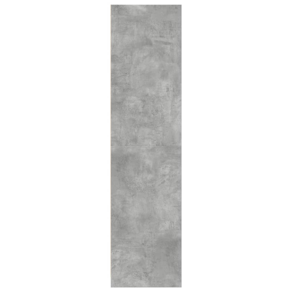 Garde-robe gris béton 30x50x200 cm bois d'ingénierie Armoires vidaXL   