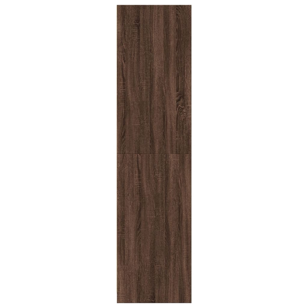 Garde-robe chêne marron 30x50x200 cm bois d'ingénierie Armoires vidaXL   