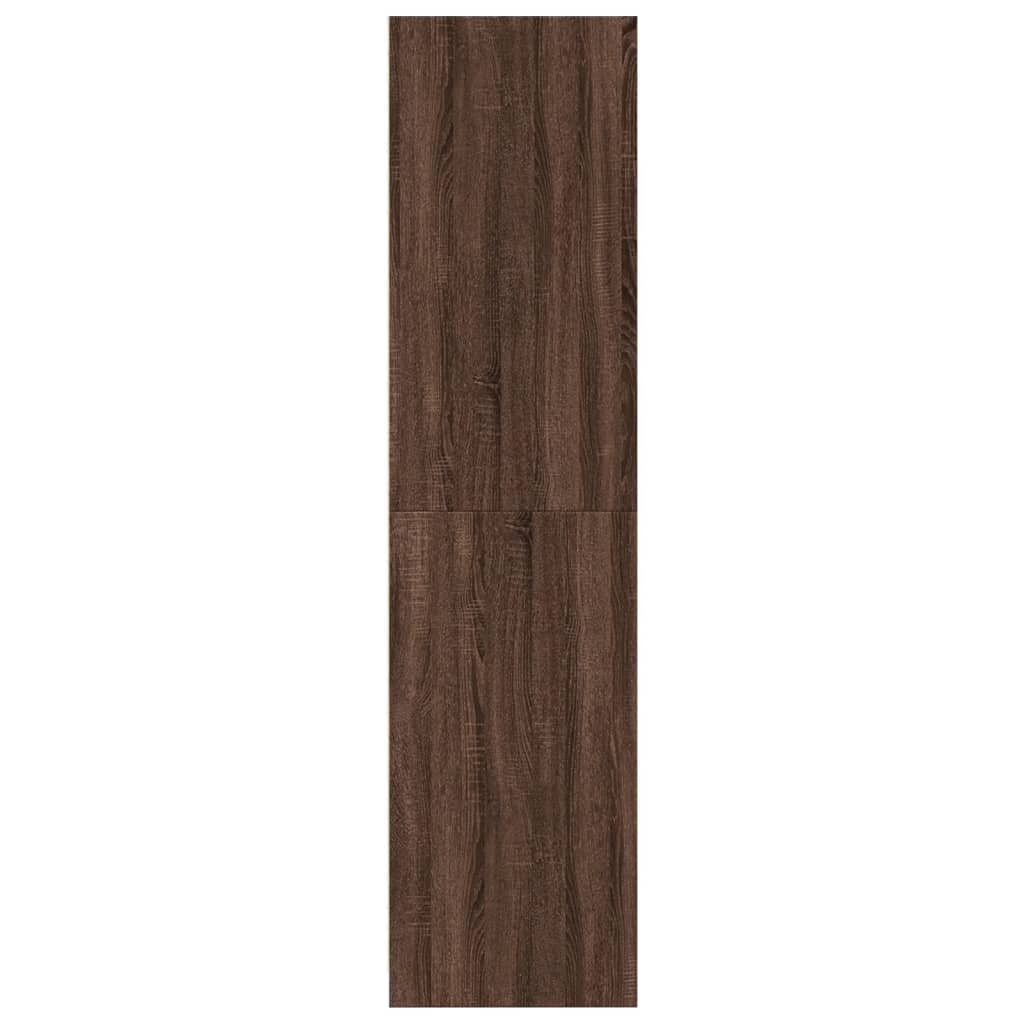 Garde-robe chêne marron 50x50x200 cm bois d'ingénierie Armoires vidaXL   