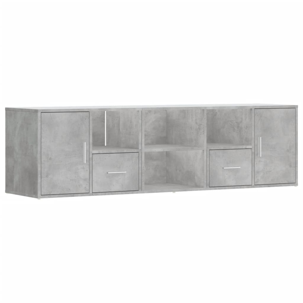 Armoire d'angle gris béton 160x40x45 cm bois d’ingénierie Armoires & meubles de rangement vidaXL   