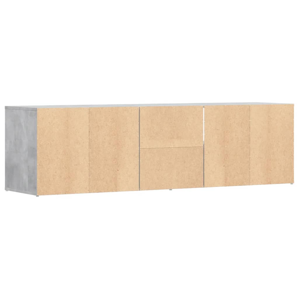 Armoire d'angle gris béton 160x40x45 cm bois d’ingénierie Armoires & meubles de rangement vidaXL   