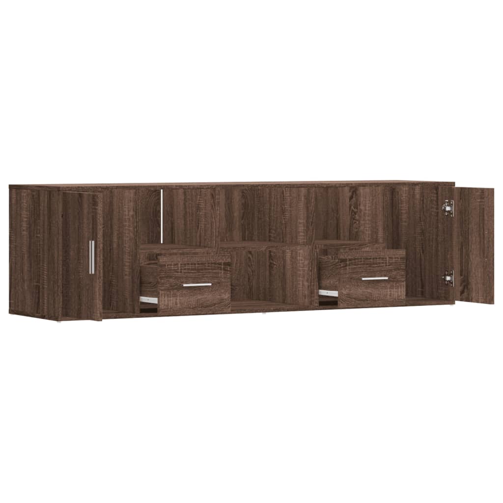 Armoire d'angle chêne marron 160x40x45 cm bois d'ingénierie Armoires & meubles de rangement vidaXL   