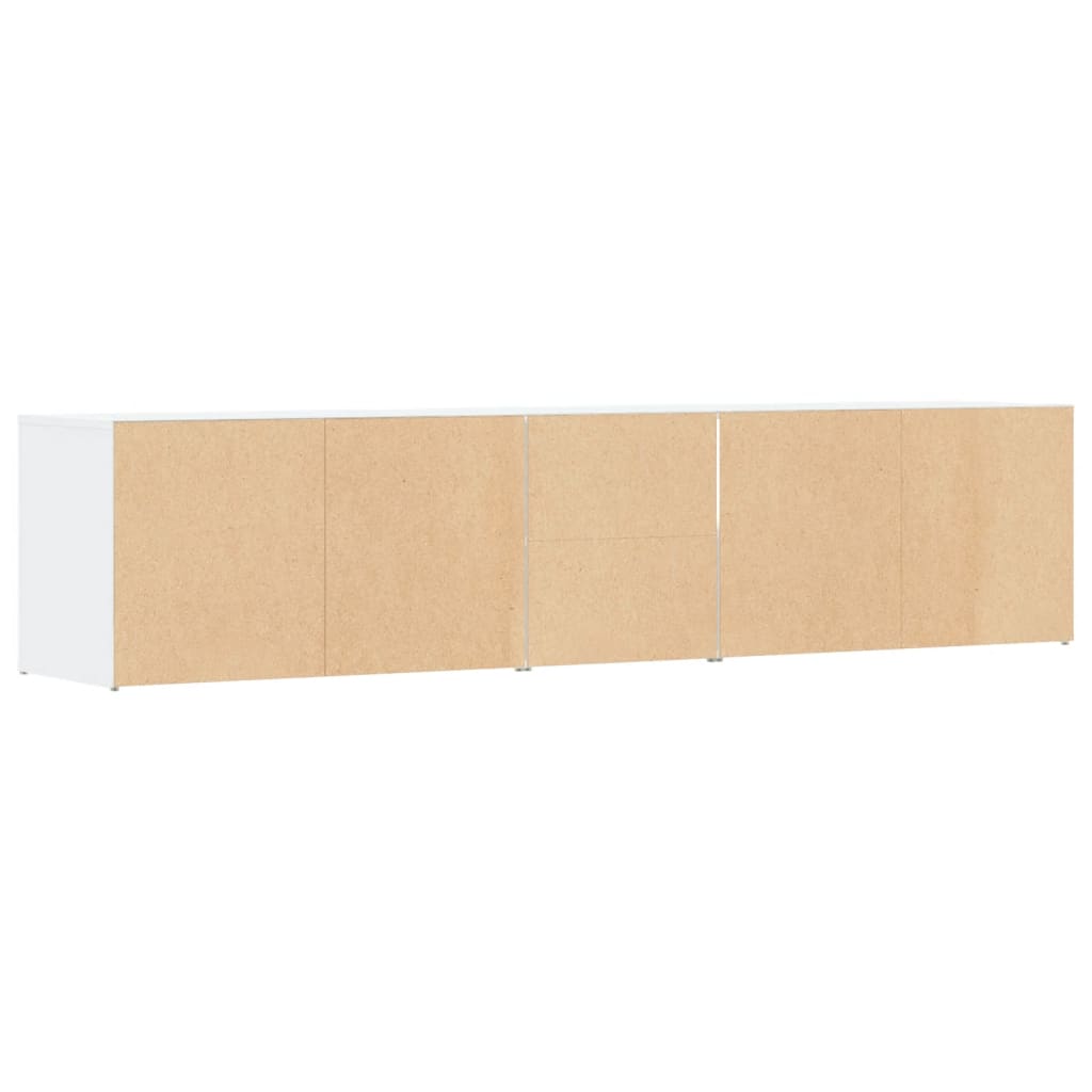 Armoire d'angle blanc 200x40x45 cm bois d’ingénierie Armoires & meubles de rangement vidaXL   