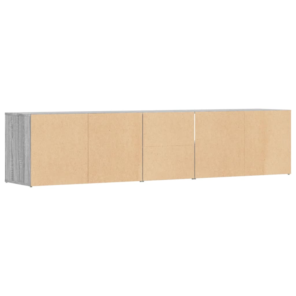 Armoire d'angle sonoma gris 200x40x45 cm bois d'ingénierie Armoires & meubles de rangement vidaXL   