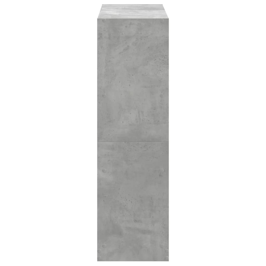 Image Bibliothèque gris béton 102x32x108 cm bois d'ingénierie | Xios Store SNC vidaXL Xios Store SNC