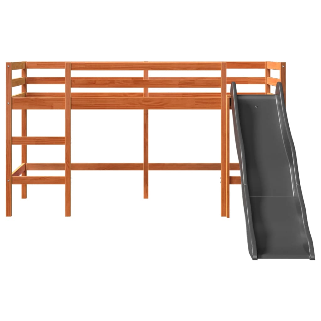 Lit mezzanine d'enfants sans matelas 90x190 cm bois pin massif Lits & cadres de lit vidaXL   