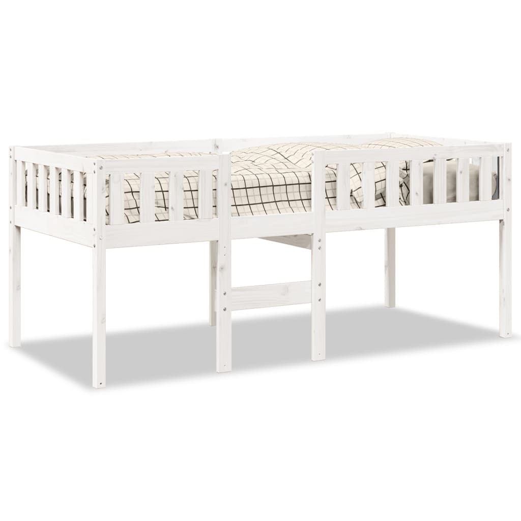 Lit pour enfants sans matelas blanc 80x200cm bois de pin massif Lits & cadres de lit vidaXL   