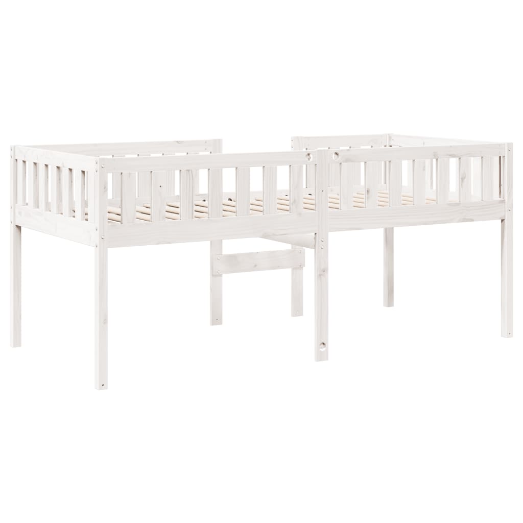 Lit pour enfants sans matelas blanc 90x190cm bois de pin massif Lits & cadres de lit vidaXL   