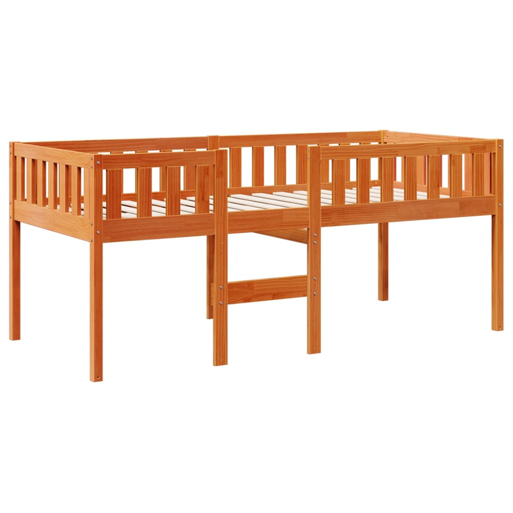 Lit pour enfants sans matelas cire marron 90x190 cm pin massif Lits & cadres de lit vidaXL   