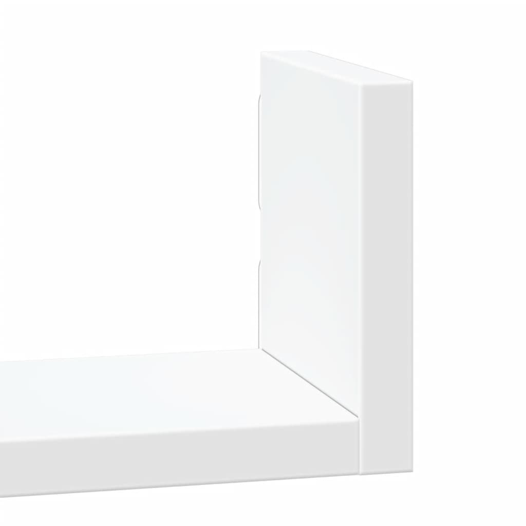 Étagères murales 3 pcs blanc bois d'ingénierie Étagères murales & corniches vidaXL   