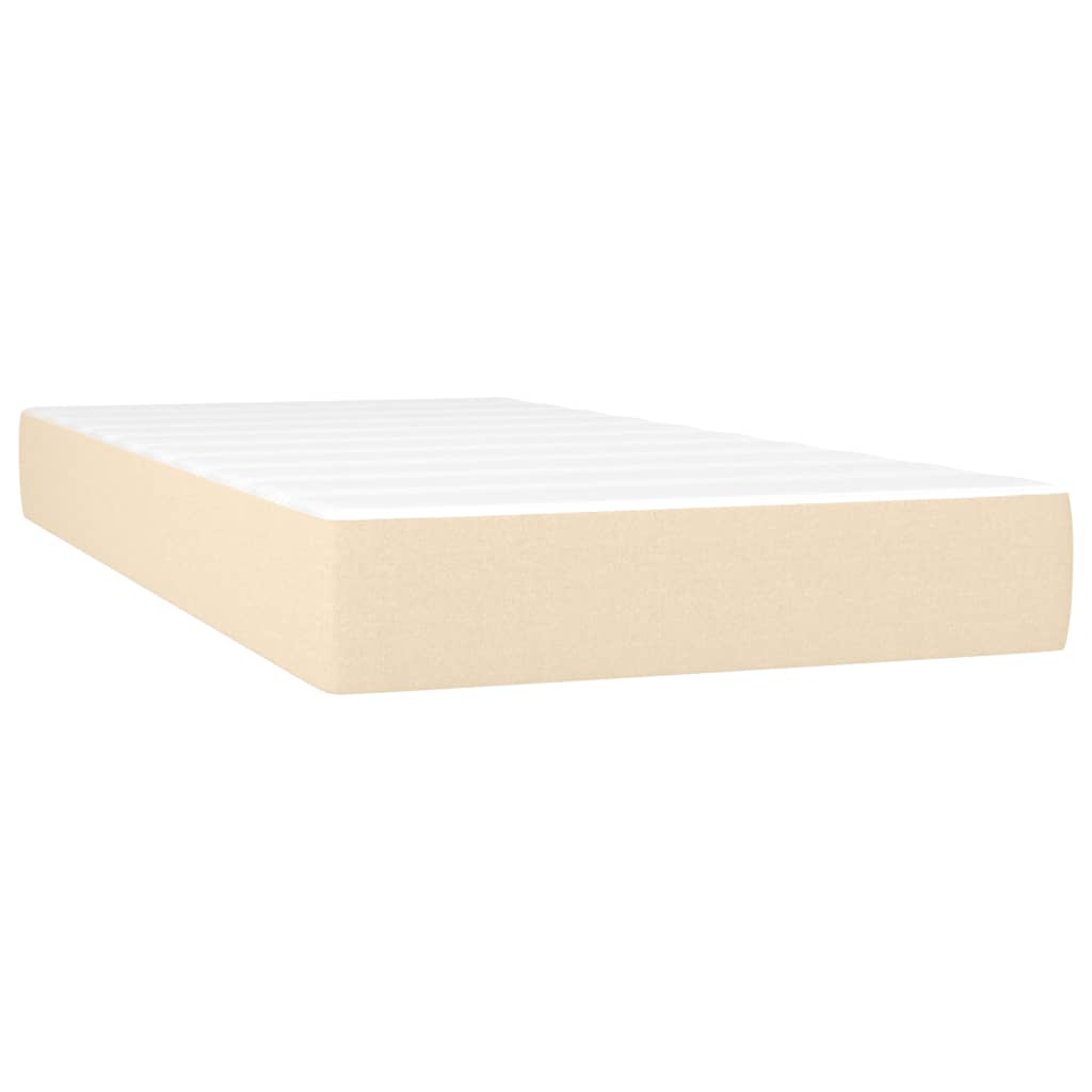 Matelas à ressorts ensachés pour enfants crème 80x160 cm tissu Matelas vidaXL   