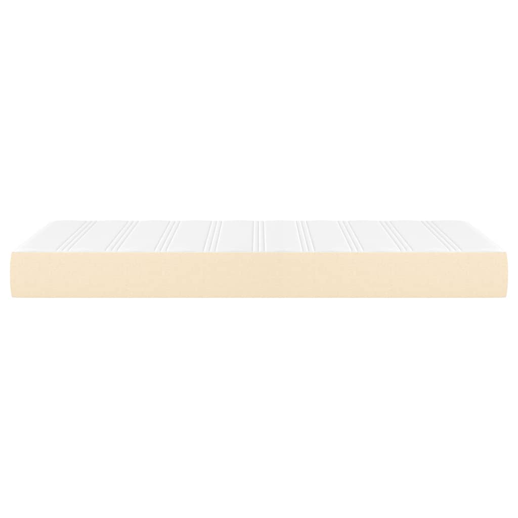 Matelas à ressorts ensachés pour enfants crème 80x160 cm tissu Matelas vidaXL   