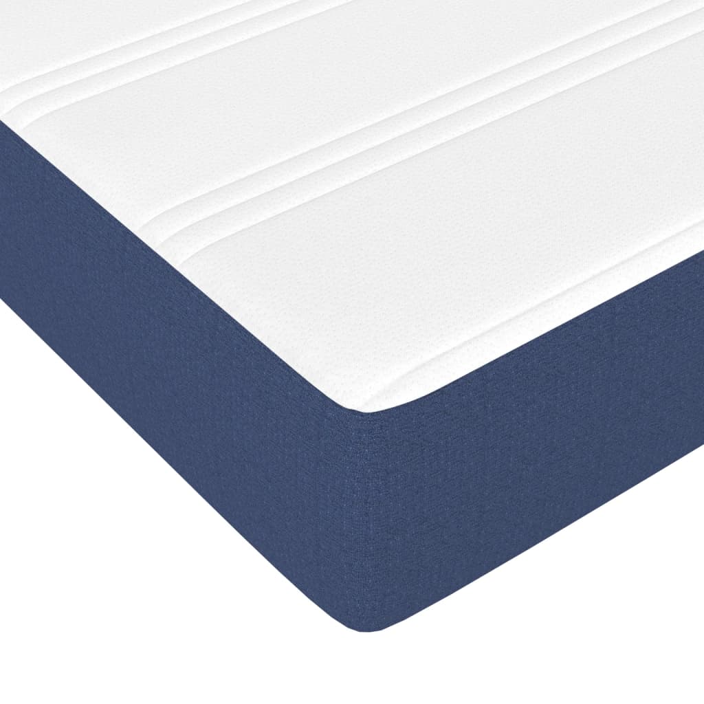 Matelas à ressorts ensachés pour enfants bleu 80x160 cm tissu Matelas vidaXL   