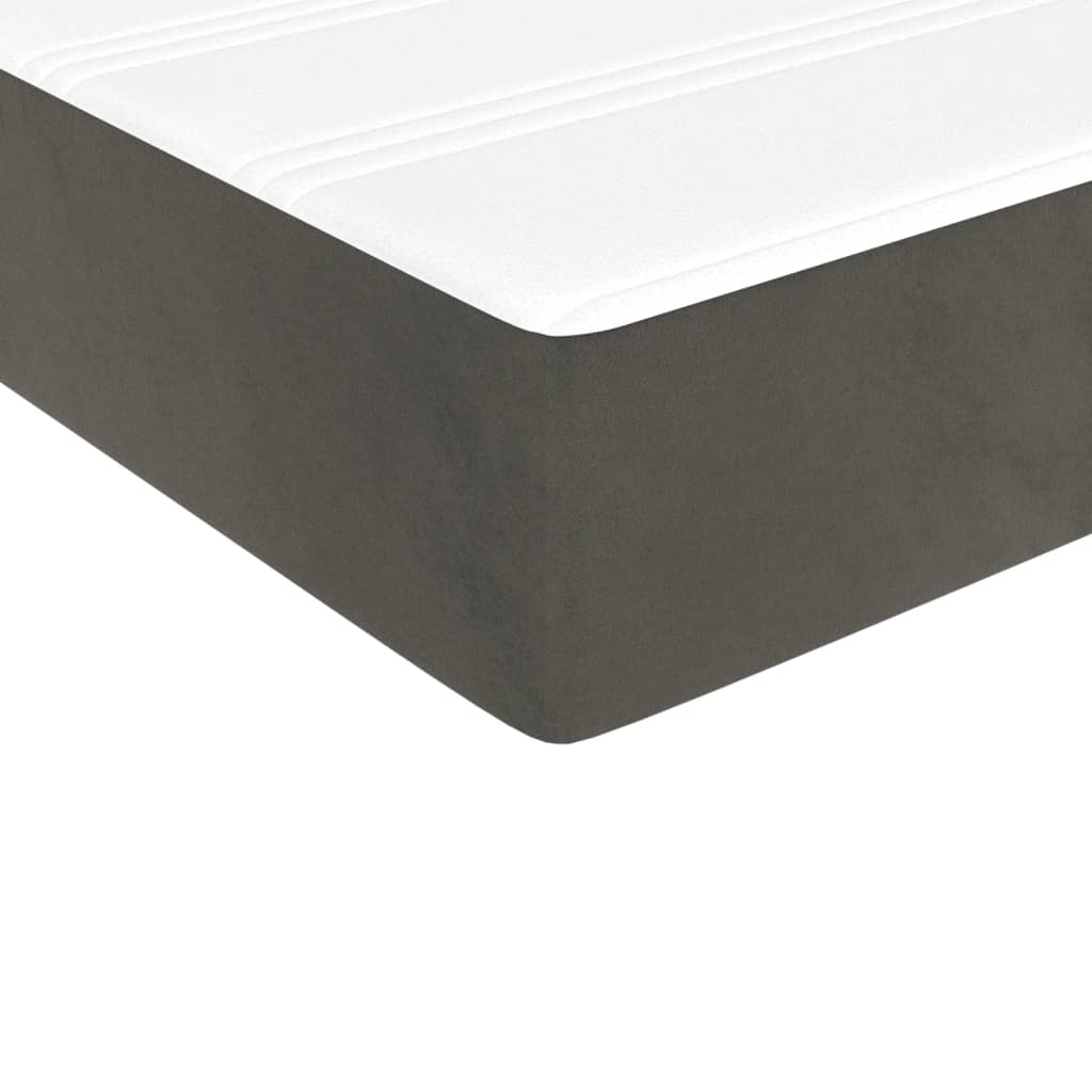 Matelas à ressorts ensachés pour enfants 80x160 cm velours Matelas vidaXL   