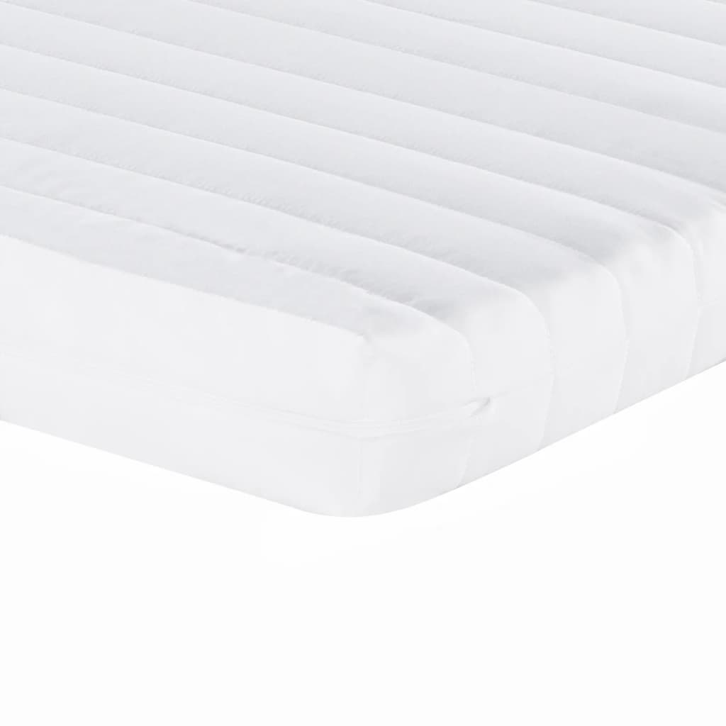 Matelas en mousse enfants blanc 80x160 cm 7 zones dureté 20 ILD Matelas vidaXL