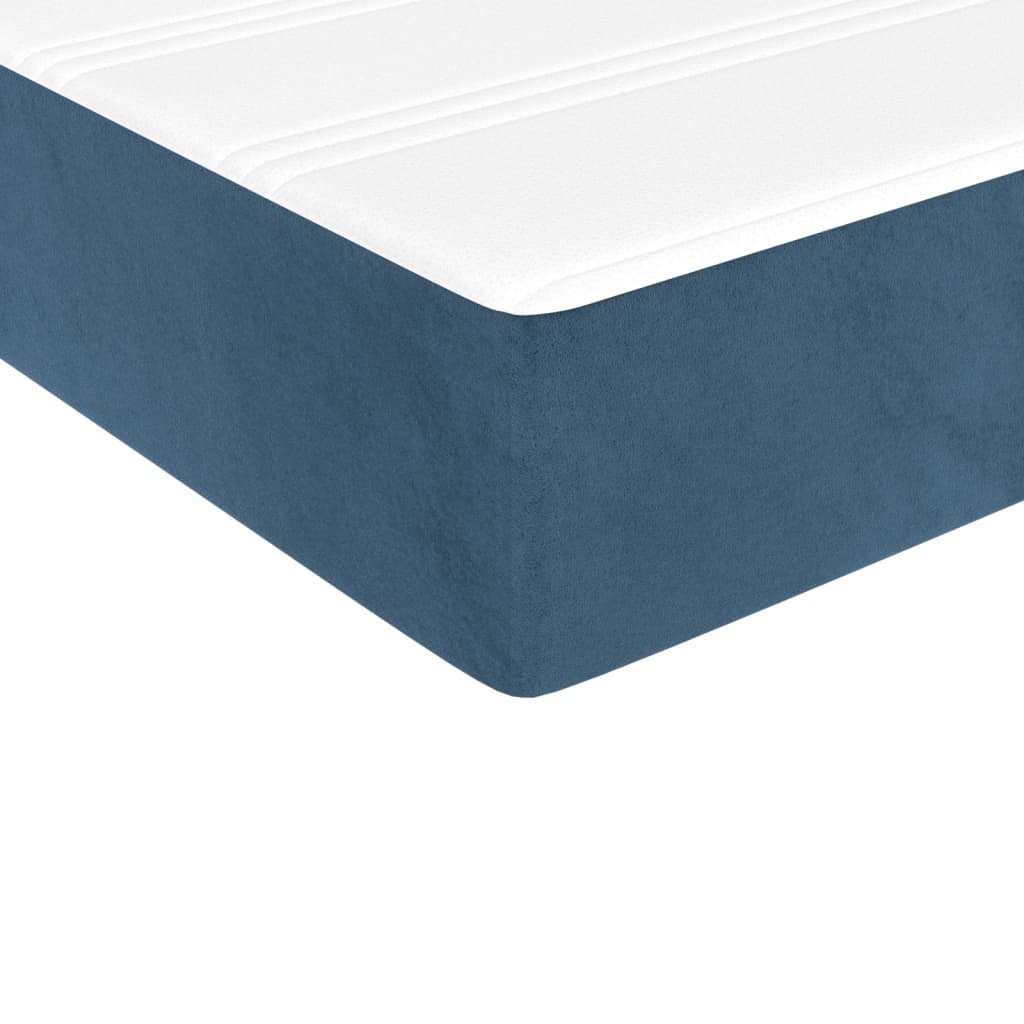 Matelas de lit à ressorts ensachés 80x210x20 cm velours Matelas vidaXL   