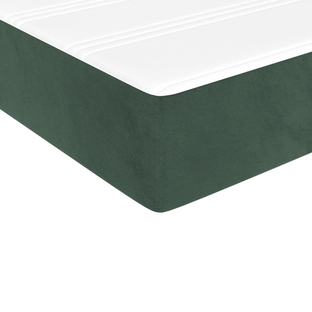 Matelas de lit à ressorts ensachés 120x210x20 cm velours Matelas vidaXL   