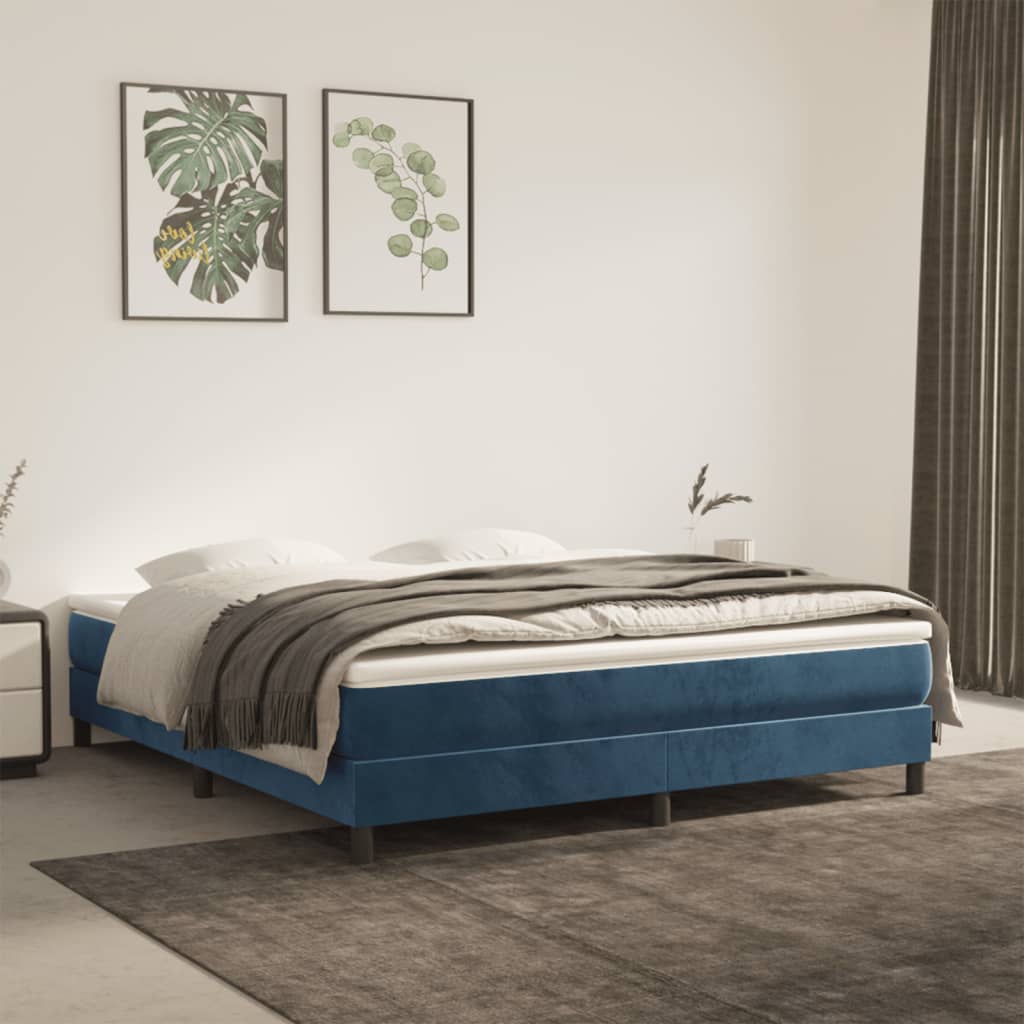 Matelas de lit à ressorts ensachés 160x210x20 cm velours Matelas vidaXL   