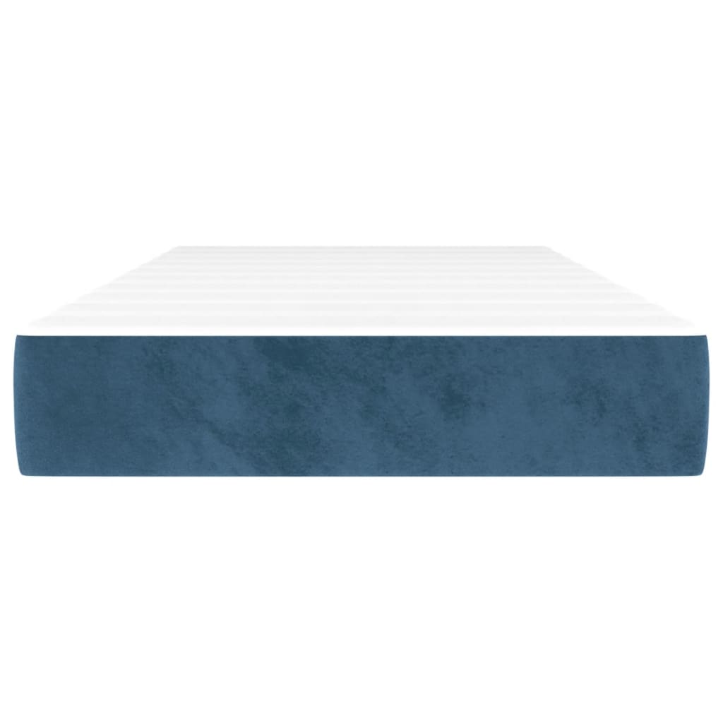 Matelas de lit à ressorts ensachés 100x220x20 cm velours Matelas vidaXL   