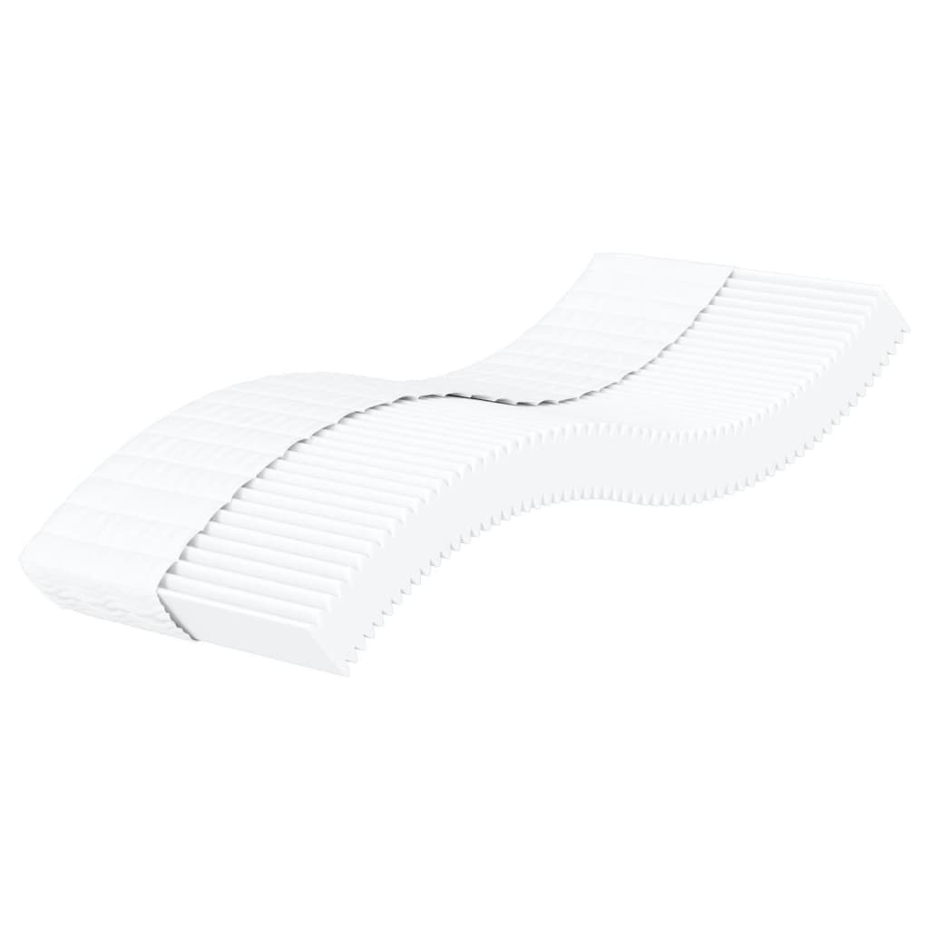 Matelas en mousse blanc 80x210 cm dureté H2 H3 Matelas vidaXL   