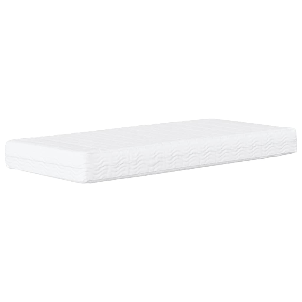 Matelas en mousse blanc 80x210 cm dureté H2 H3 Matelas vidaXL   