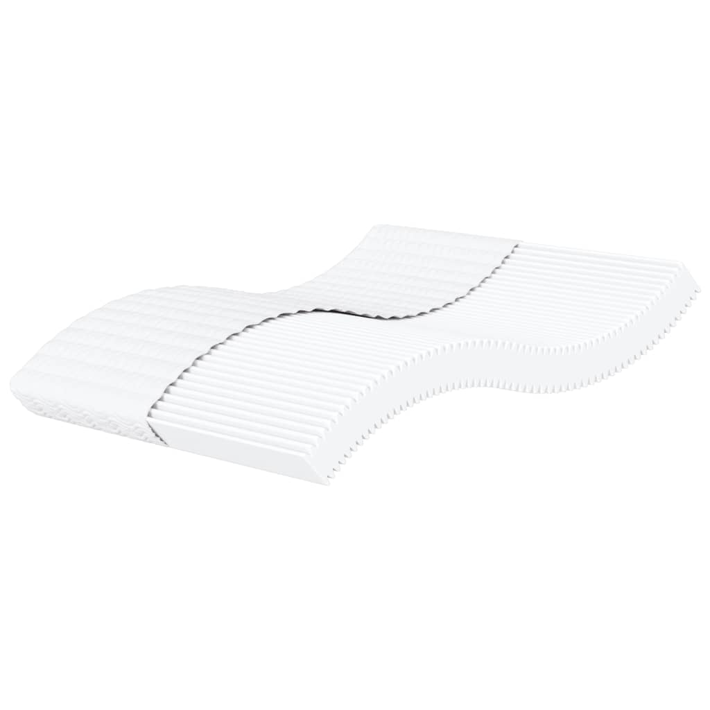 Matelas en mousse blanc 160x210 cm dureté H2 H3 Matelas vidaXL   