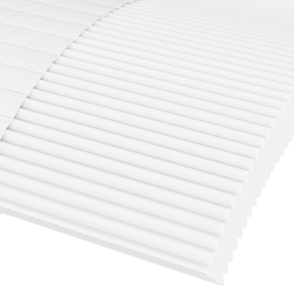 Matelas en mousse blanc 160x210 cm dureté H2 H3 Matelas vidaXL   