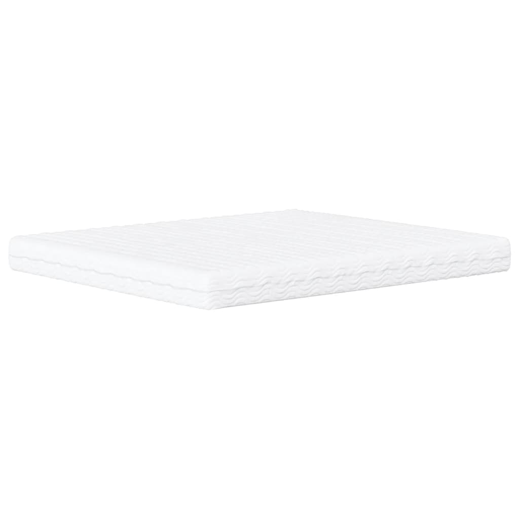 Matelas en mousse blanc 180x210 cm dureté H2 H3 Matelas vidaXL   