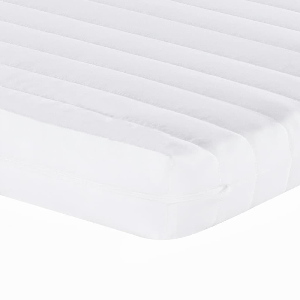 Matelas en mousse blanc 80x210 cm 7 zones dureté 20 ILD Matelas vidaXL   