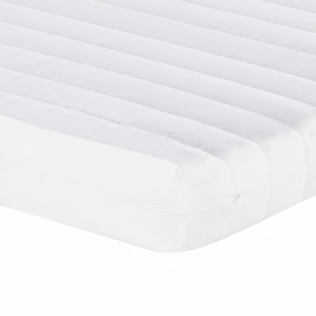 Matelas en mousse blanc 90x210 cm 7 zones dureté 20 ILD Matelas vidaXL   