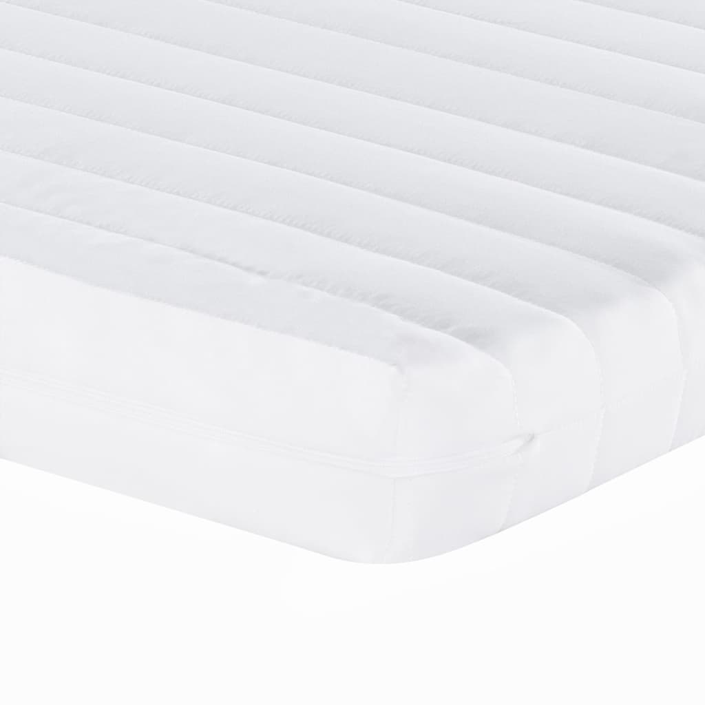 Matelas en mousse blanc 100x210 cm 7 zones dureté 20 ILD Matelas vidaXL   