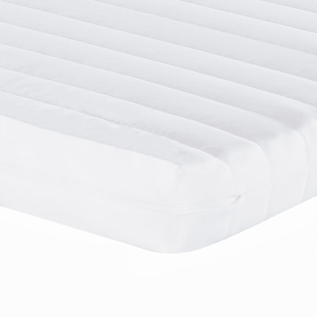 Matelas en mousse blanc 200x220 cm 7 zones dureté 20 ILD Matelas vidaXL   