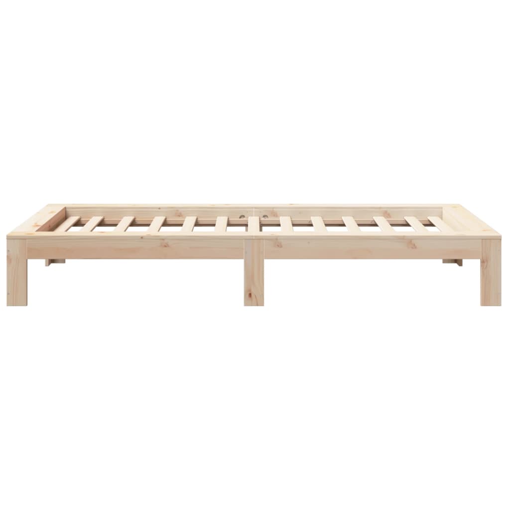 Cadre de lit sans matelas 90x190 cm bois de pin massif Lits & cadres de lit vidaXL   