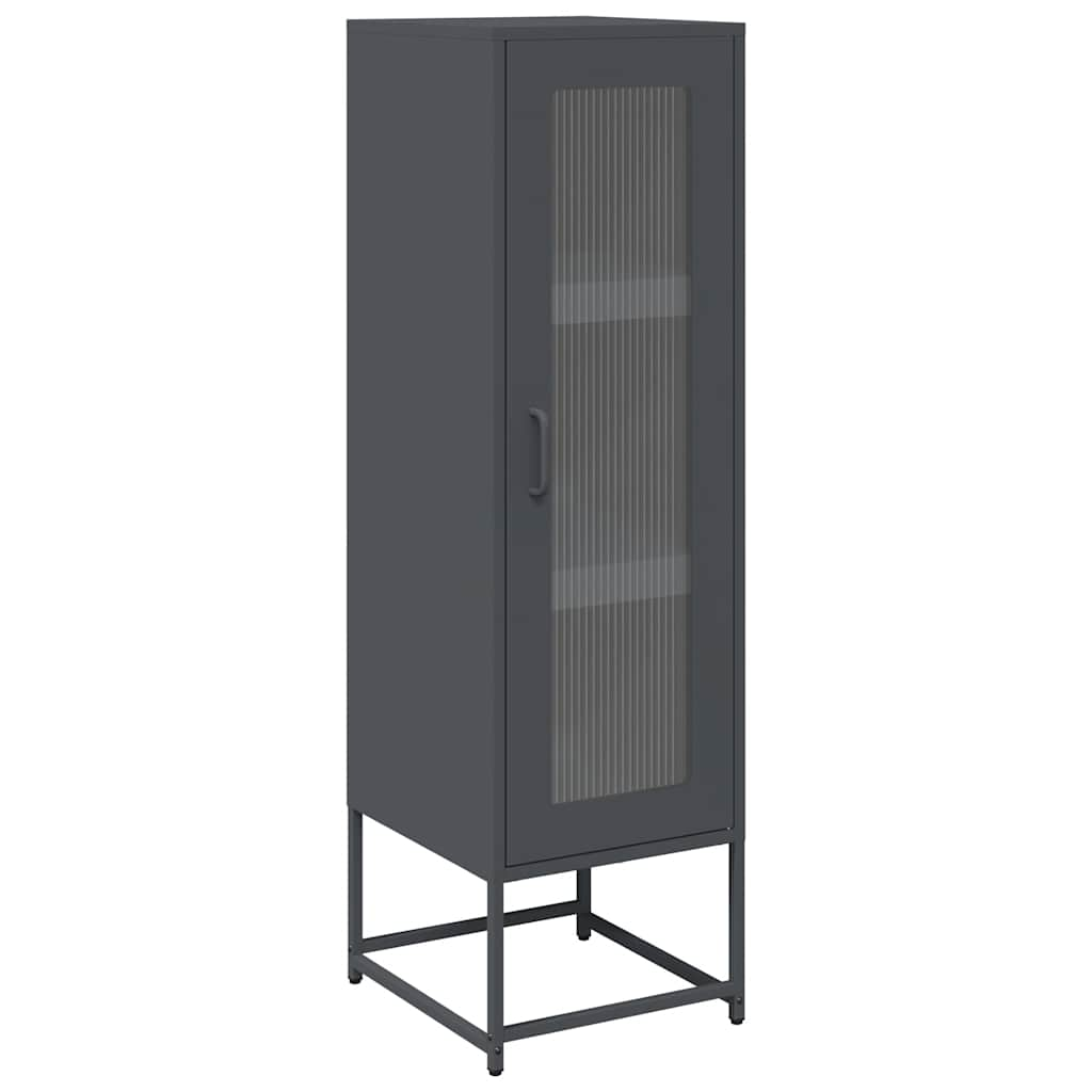 Buffet haut anthracite 36x39x123 cm acier laminé à froid Buffets & bahuts vidaXL