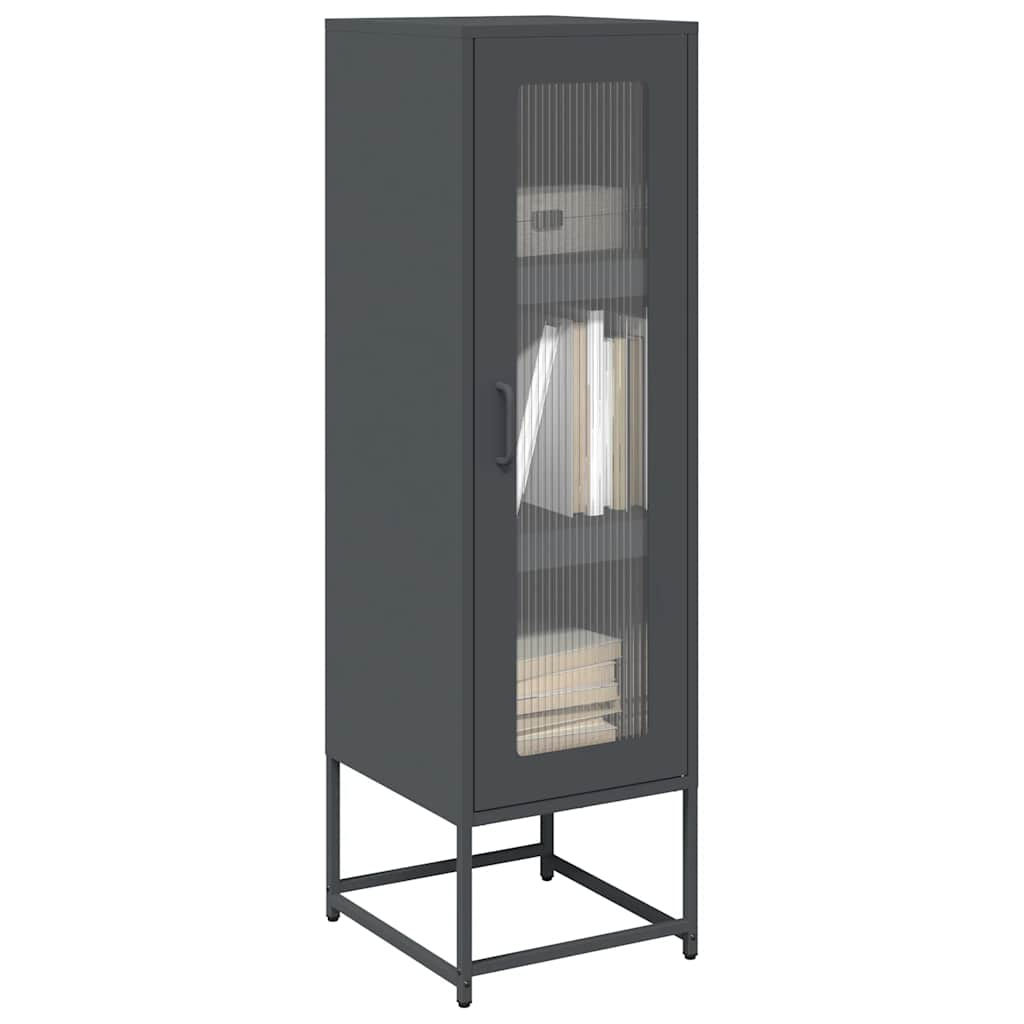 Buffet haut anthracite 36x39x123 cm acier laminé à froid Buffets & bahuts vidaXL