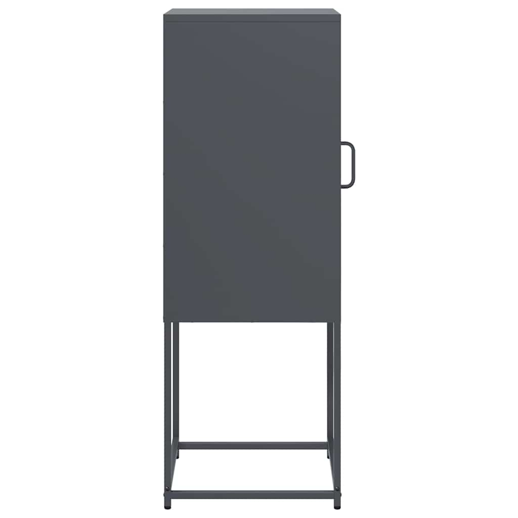 Buffet anthracite 36x39x107 cm acier laminé à froid Buffets & bahuts vidaXL