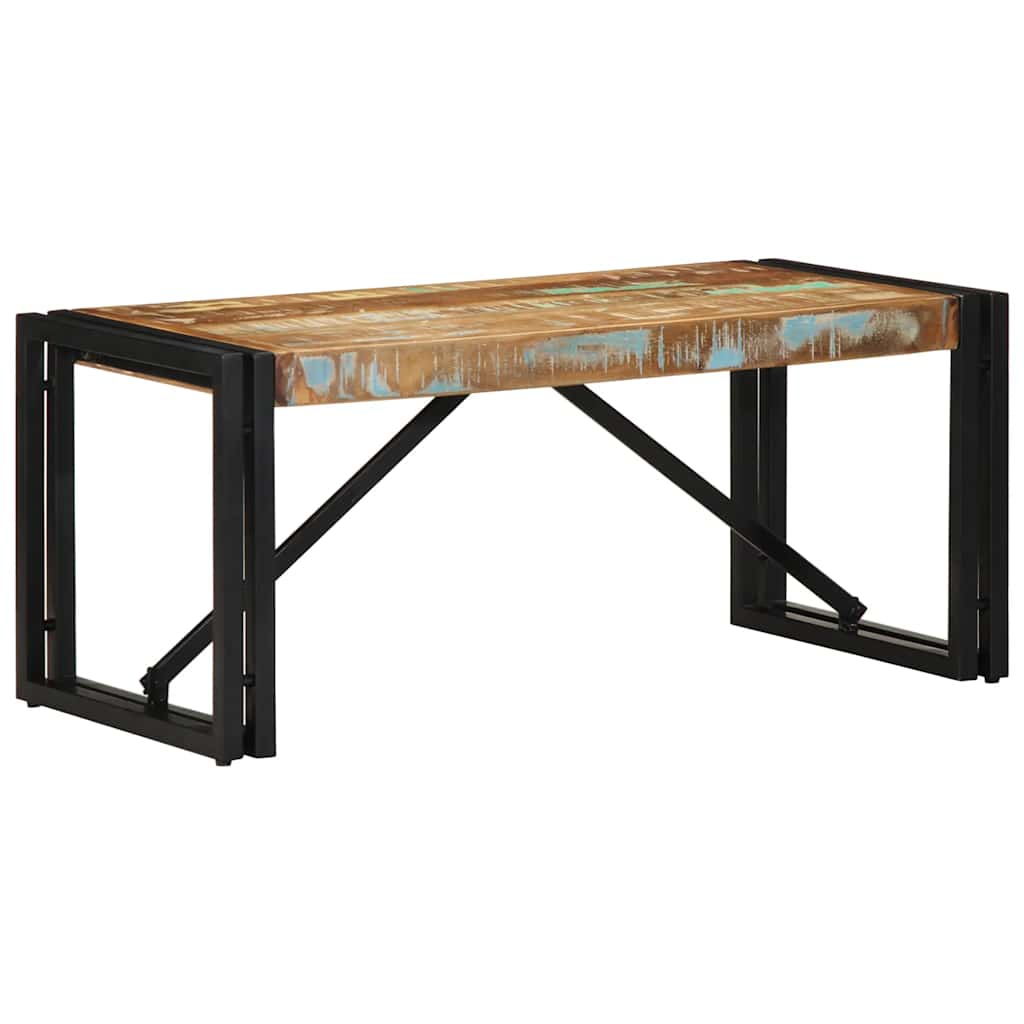 Table basse multicolore 80x40x35 cm bois de récupération massif Tables basses vidaXL