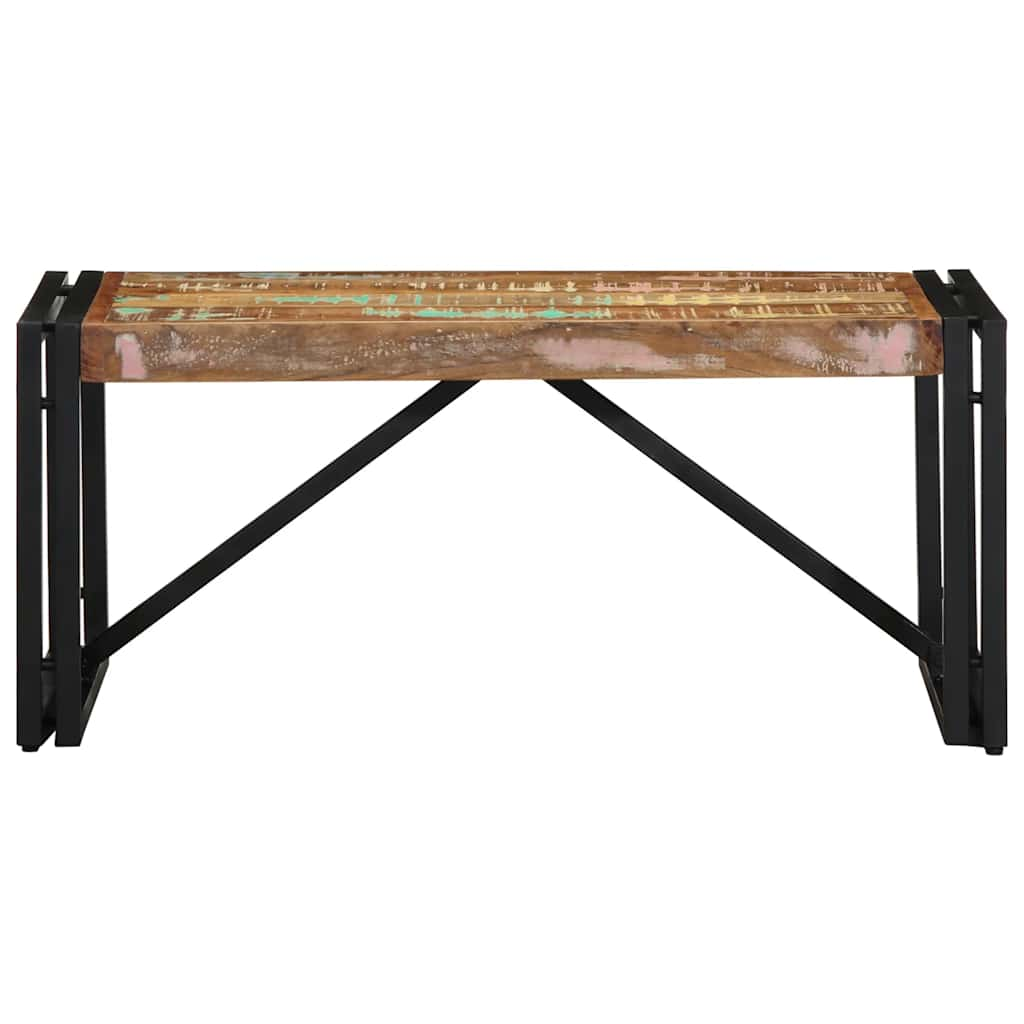 Table basse multicolore 80x40x35 cm bois de récupération massif Tables basses vidaXL