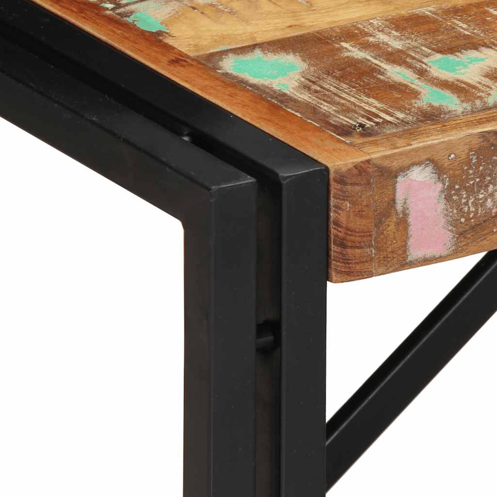 Table basse multicolore 80x40x35 cm bois de récupération massif Tables basses vidaXL