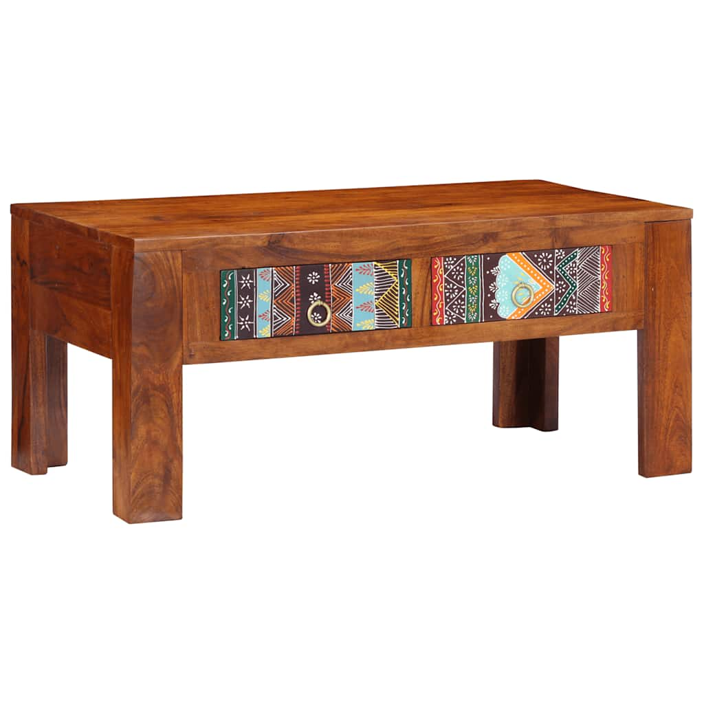 Table basse 90x50x40 cm bois d'acacia massif Tables basses vidaXL