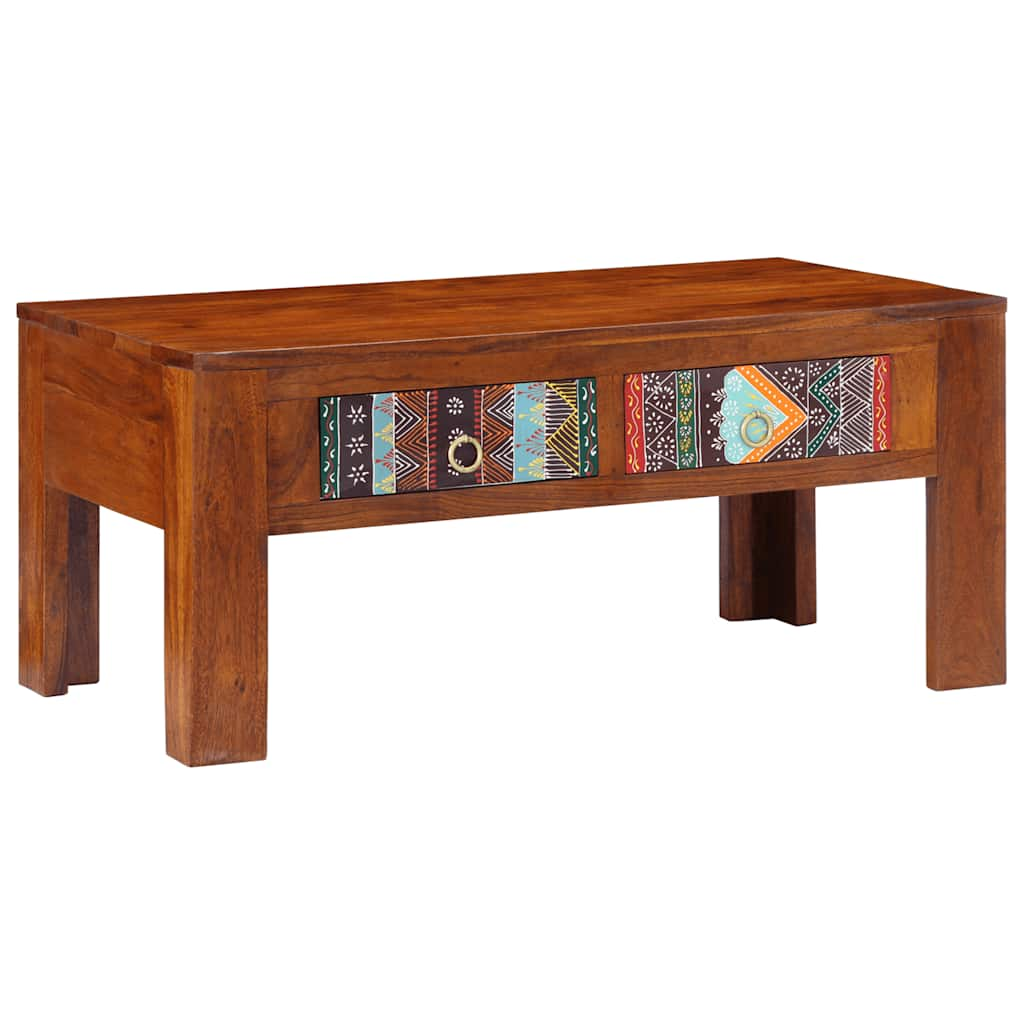 Table basse 90x50x40 cm bois d'acacia massif Tables basses vidaXL